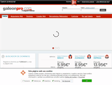 Tablet Screenshot of galeonpro.com